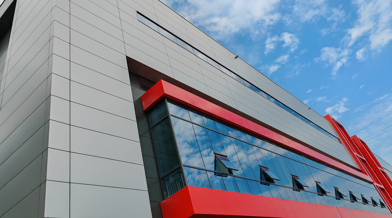 綠豐金屬幕墻板 浙江大華項目